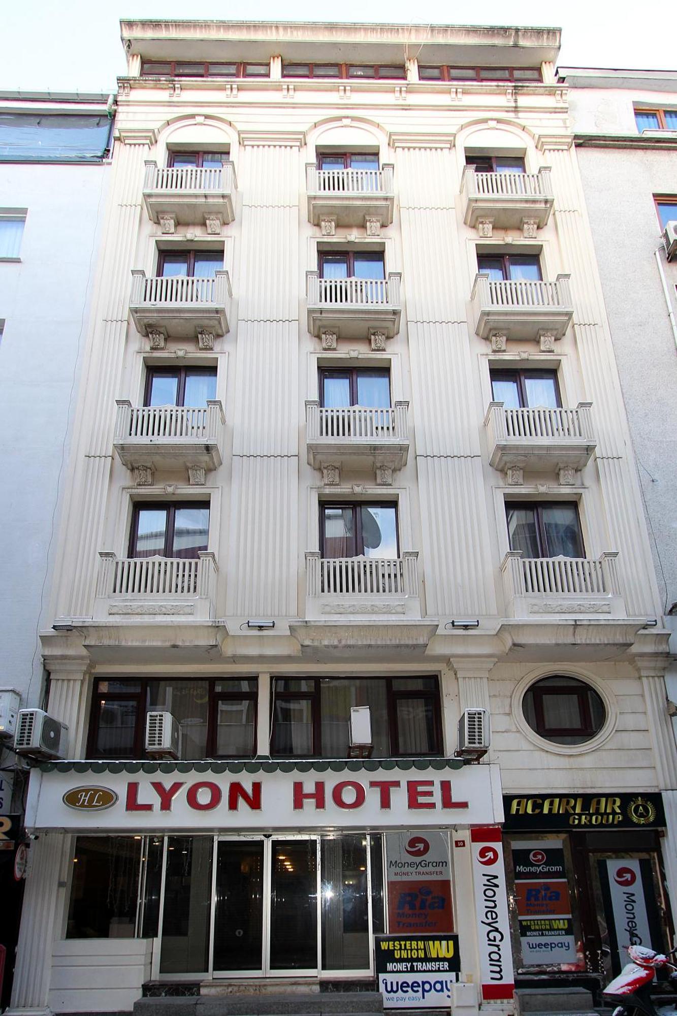 Lyon Hotel Istanbul Eksteriør billede